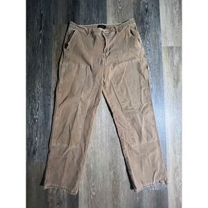 FiveStar General Carpenter Pants 15/32 Brown Double Knee Utility Workwear